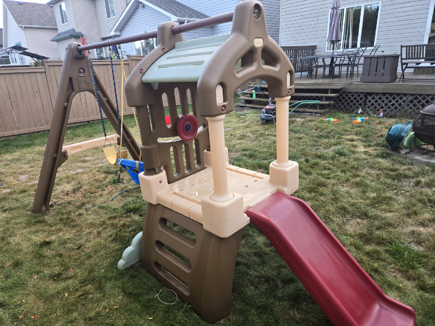 Little Tikes Kids Play Set with Slide & Swings - photo 3