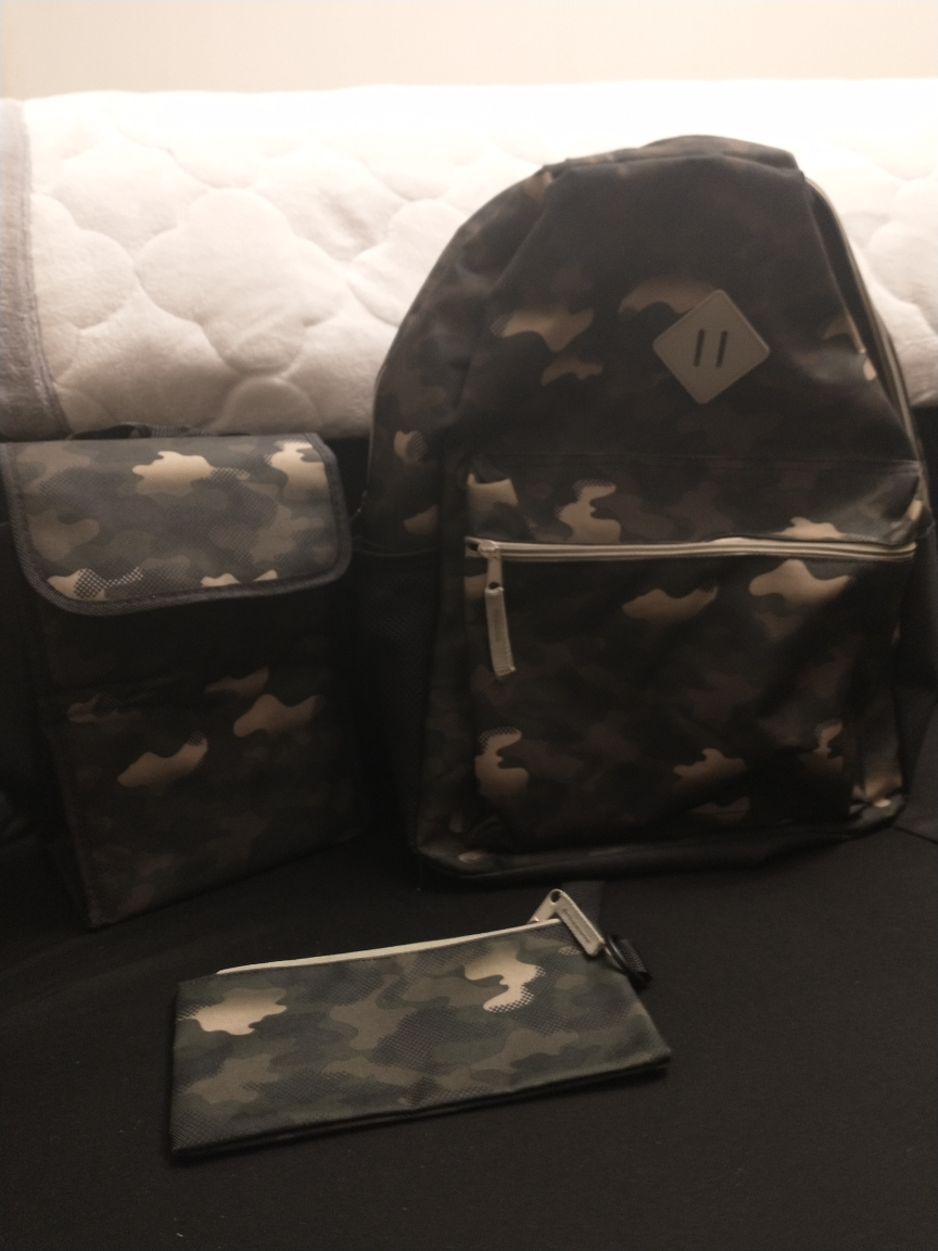 Camo Backpack, Lunch Bag & Pencil Case Set - photo 2