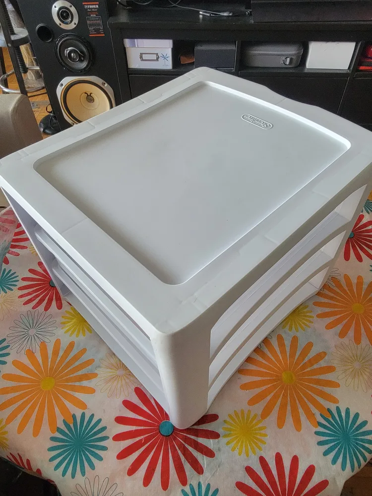 Sterilite 3 Drawer Unit - 13.5" x 11" x 9.5" image indicator(5)