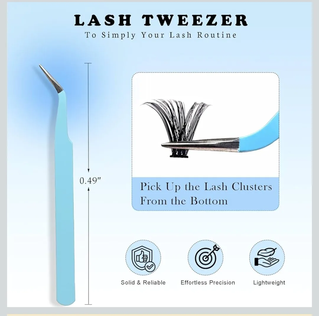 Brand New DIY 320 pcs Cluster Lashes 40D Kit image indicator(8)