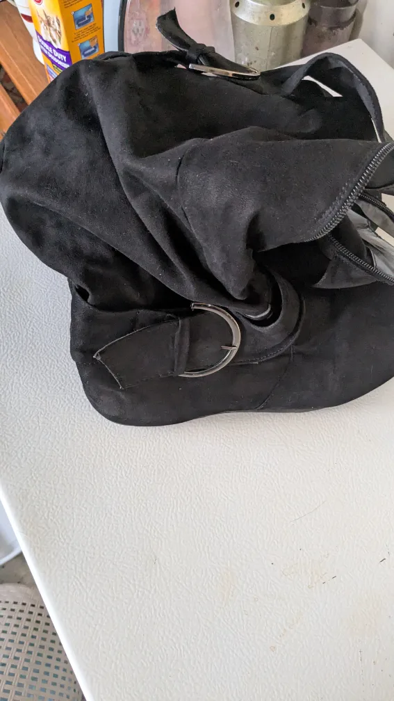 Black Suede-Like Boots thumbnail