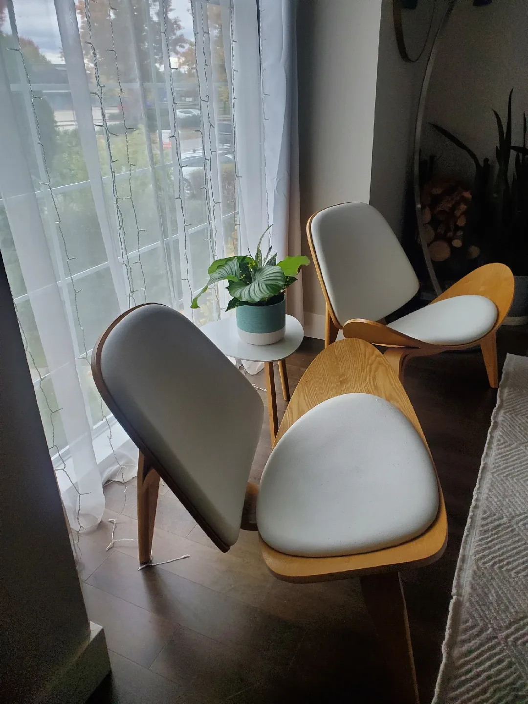 Hans Wegner Style  Shell Chair  - each $165.00, $300.00 pair image indicator(2)