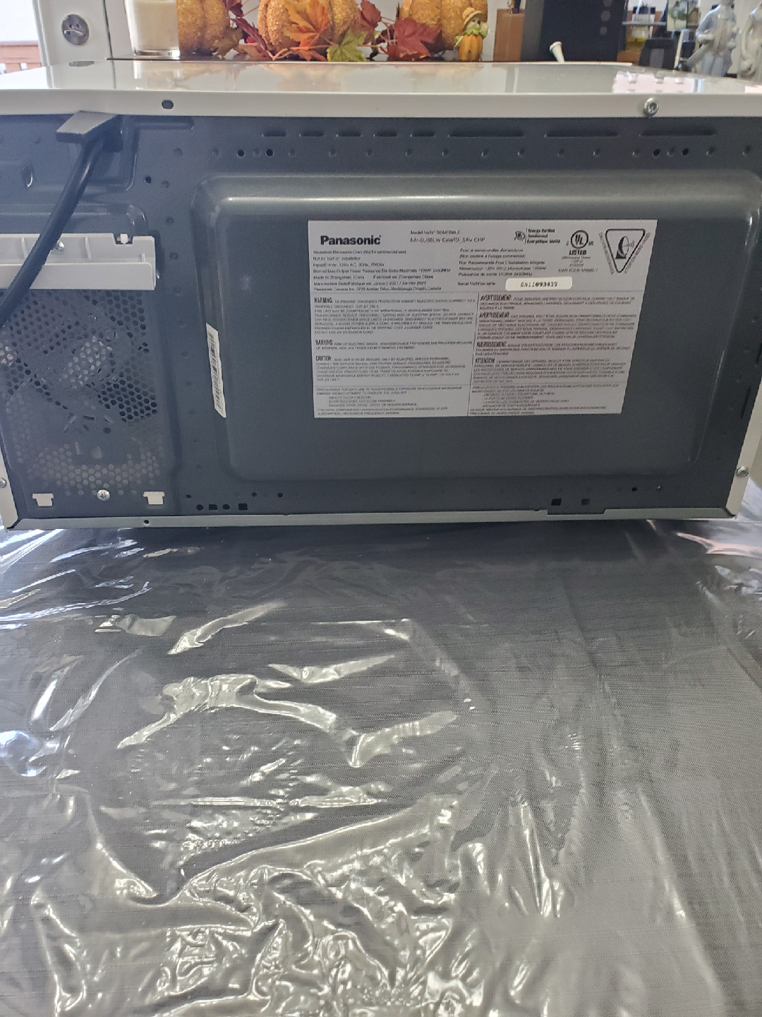 Panasonic The Genius 1100W Microwave - photo 4