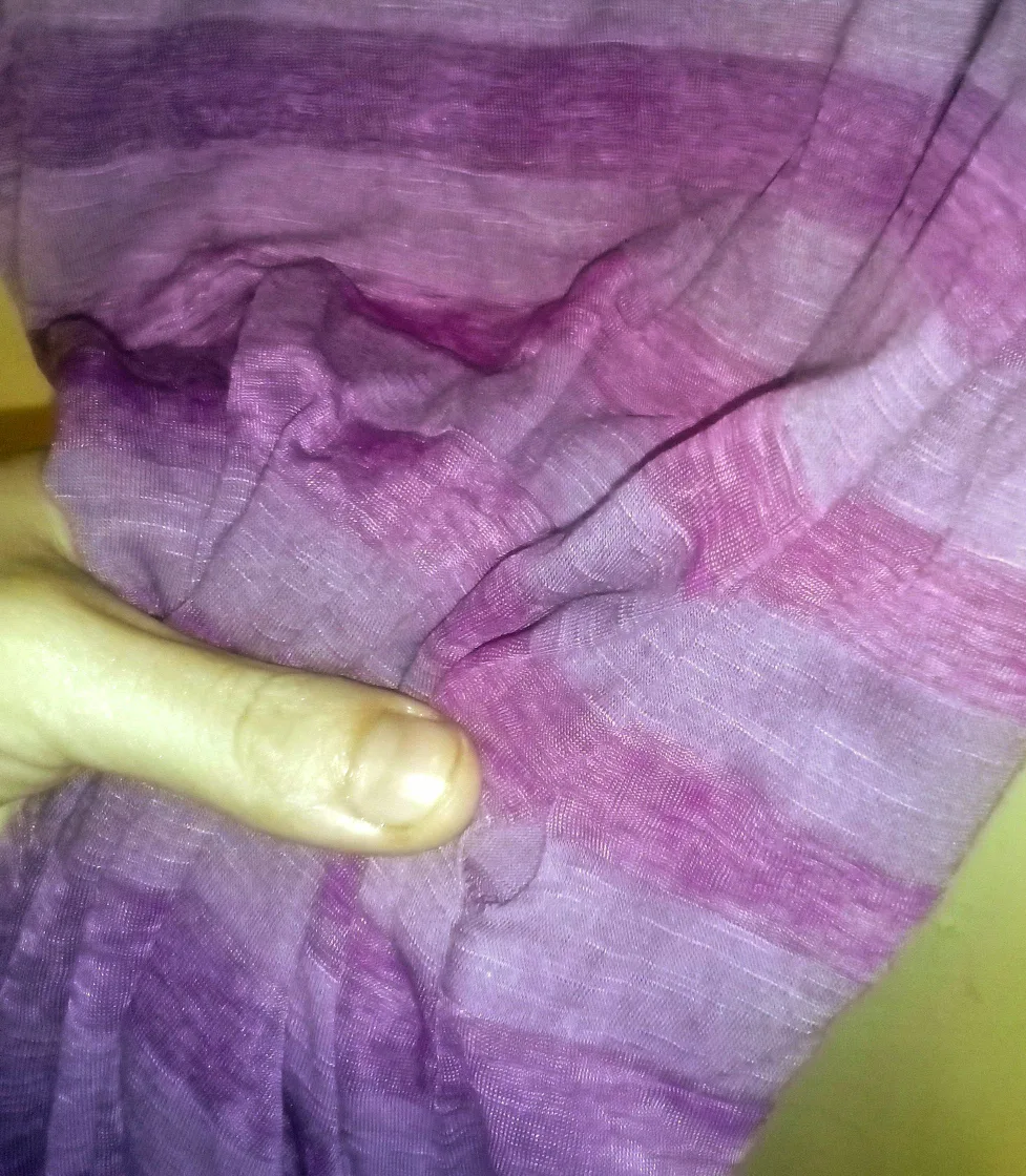 Purple Striped Tank Top With Small Rip image indicator(2)