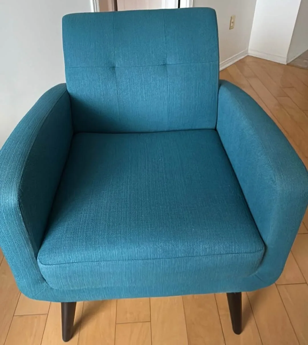 Blue Fabric Accent Chair image indicator(2)