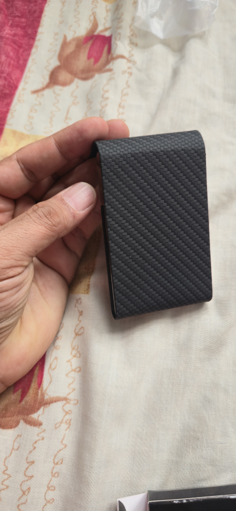 Business Card Holder - Black Carbon Fiber - photo 4