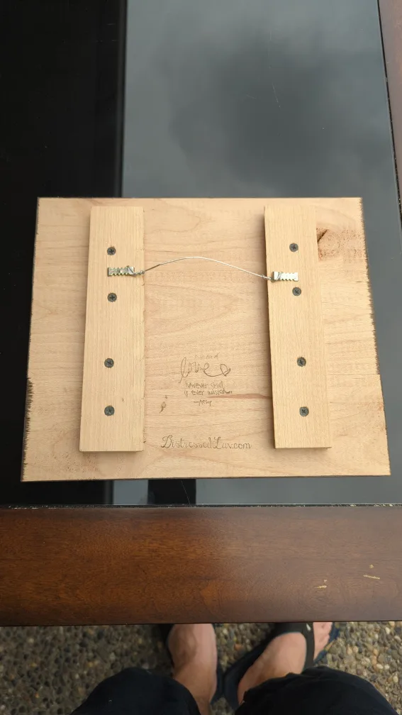 Distressed Luv Wooden Bear Sign image indicator(2)