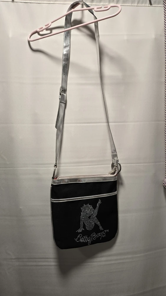 Betty Boop Black Crossbody Bag