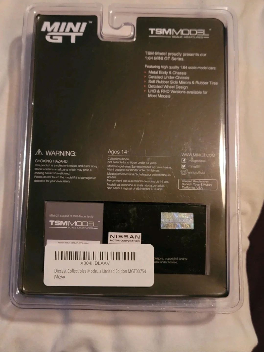 MINI GT Nissan GT-R NISMO GT3 #360 image indicator(6)
