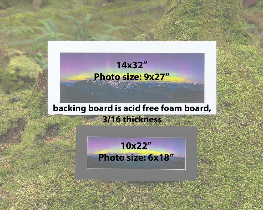 Northern Lights - Aurora - The Lions Mountains - wall art image indicator(4)