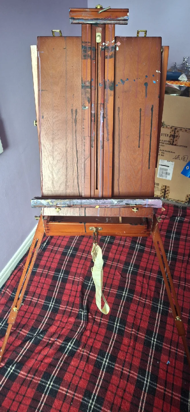 foldable Wooden Artist Easel image indicator(3)