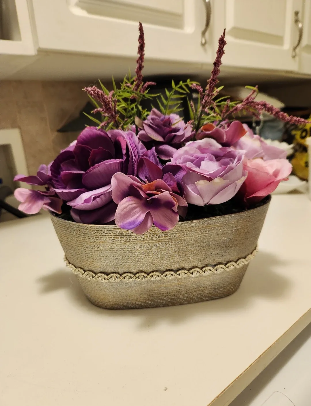 Floral Arrangement in Decorative Pot