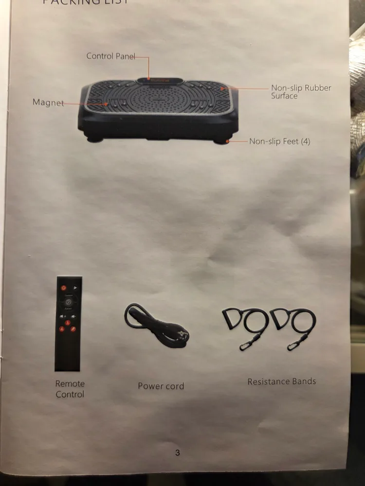 Vibration Plate with Resistance Bands image indicator(2)
