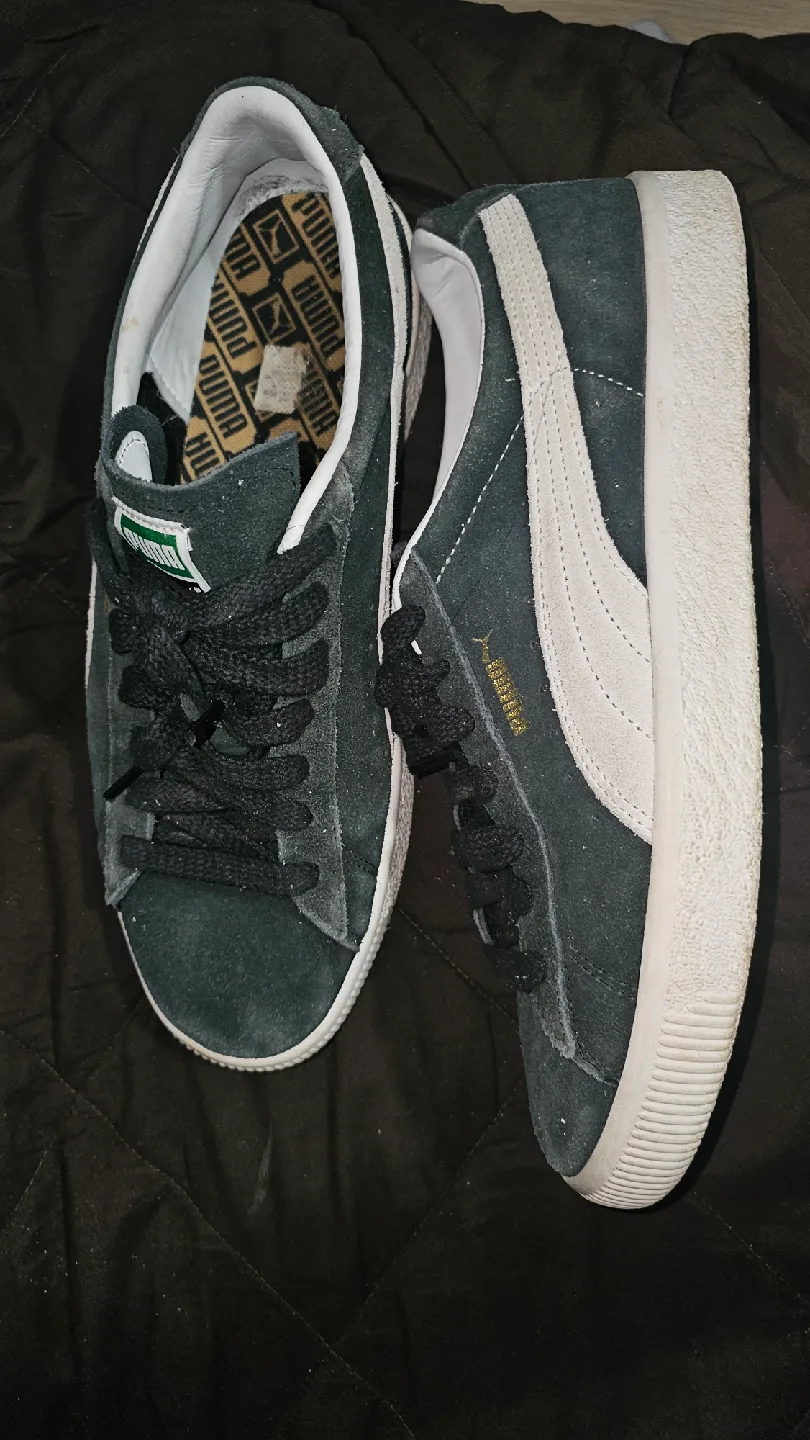 Puma Suede Classic Black/White - Men's Size 11 thumbnail