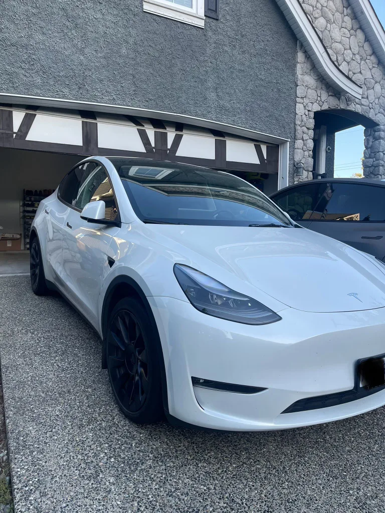 Tesla Model Y - White Exterior, Black Interior image indicator(2)