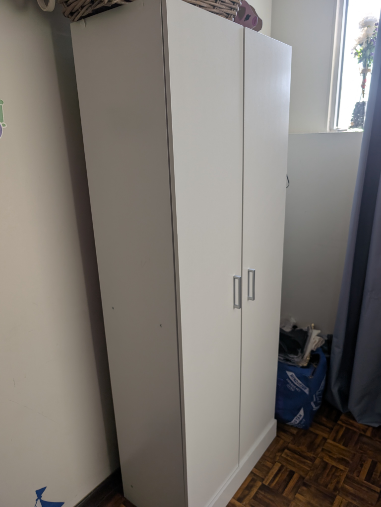 White Wardrobe Cabinet - 3 months old - photo 2