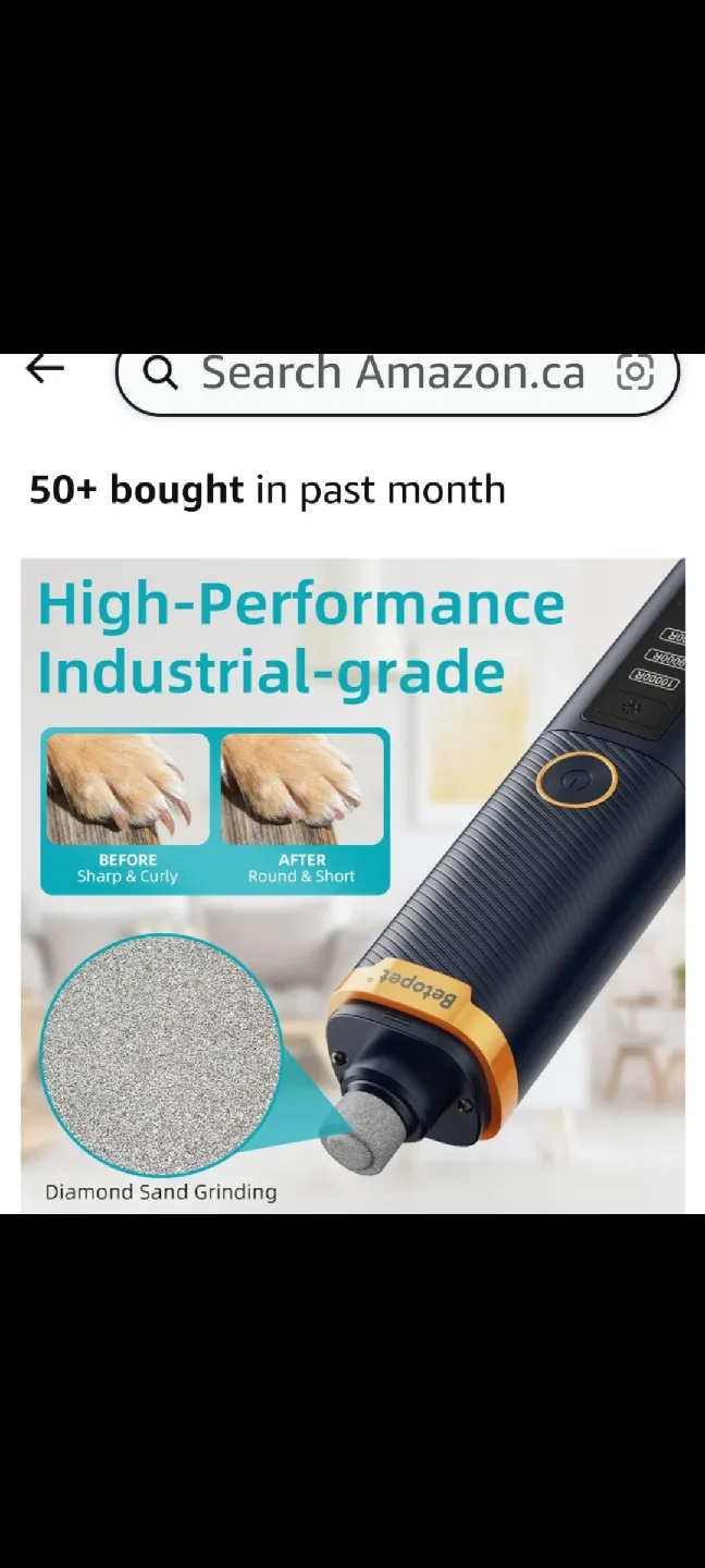 Betopet Pet Nail Grinder - Like New image indicator(4)