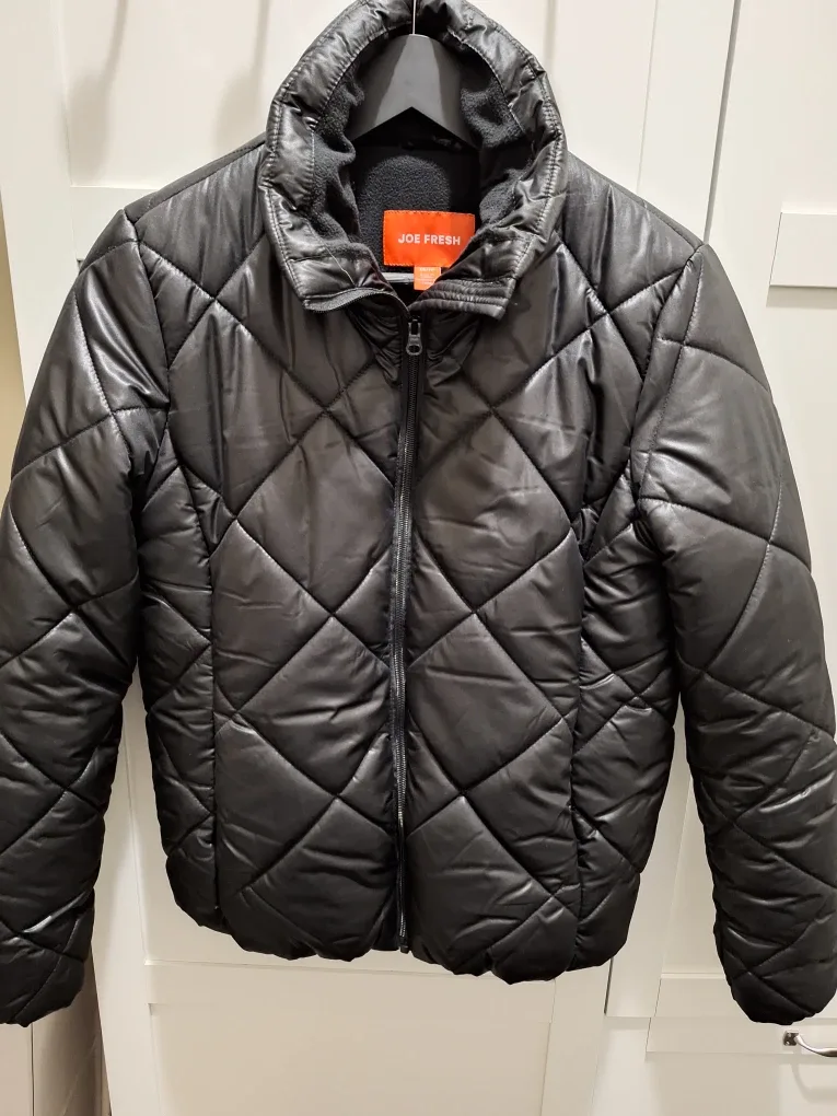 Joe Fresh Black Puffer Jacket thumbnail
