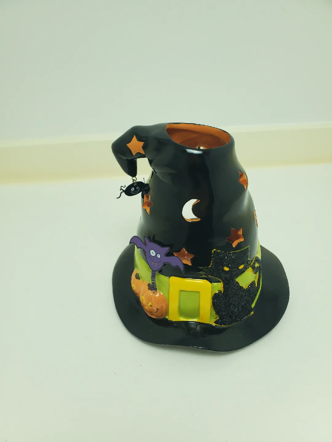 Halloween Witch Hat Candle Holder 🥕