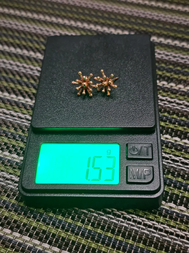 14K Gold Stud Earrings - 1.53g image indicator(2)