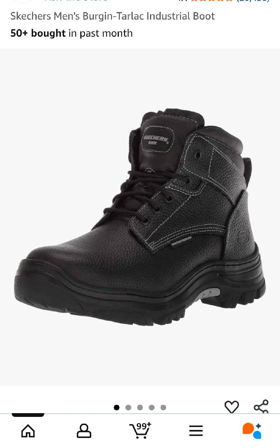 Skechers Burgin-Tarlac Industrial Boot - Size 10.5