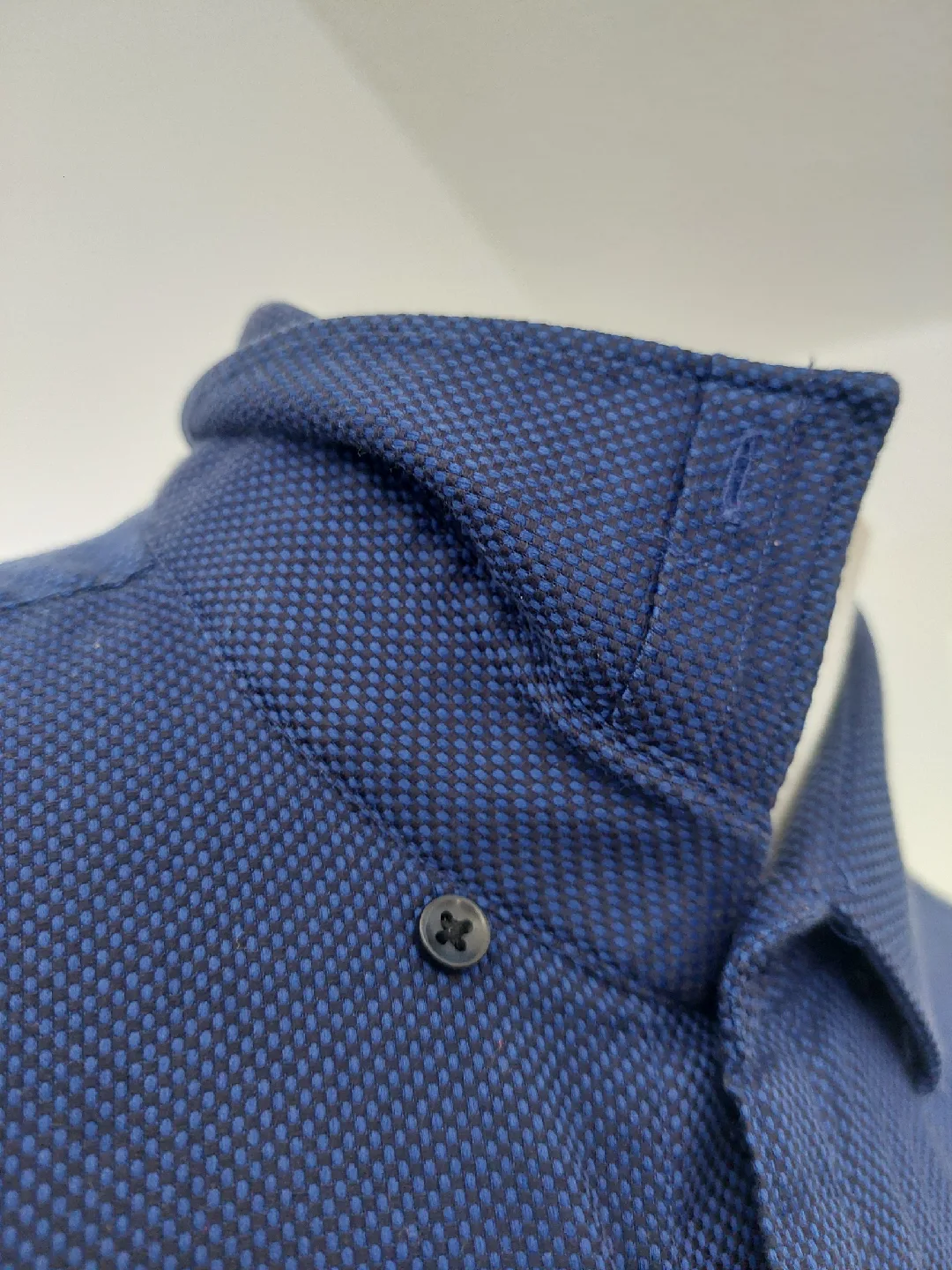 Zara Man Slim Fit Blue Shirt - Size L image indicator(8)
