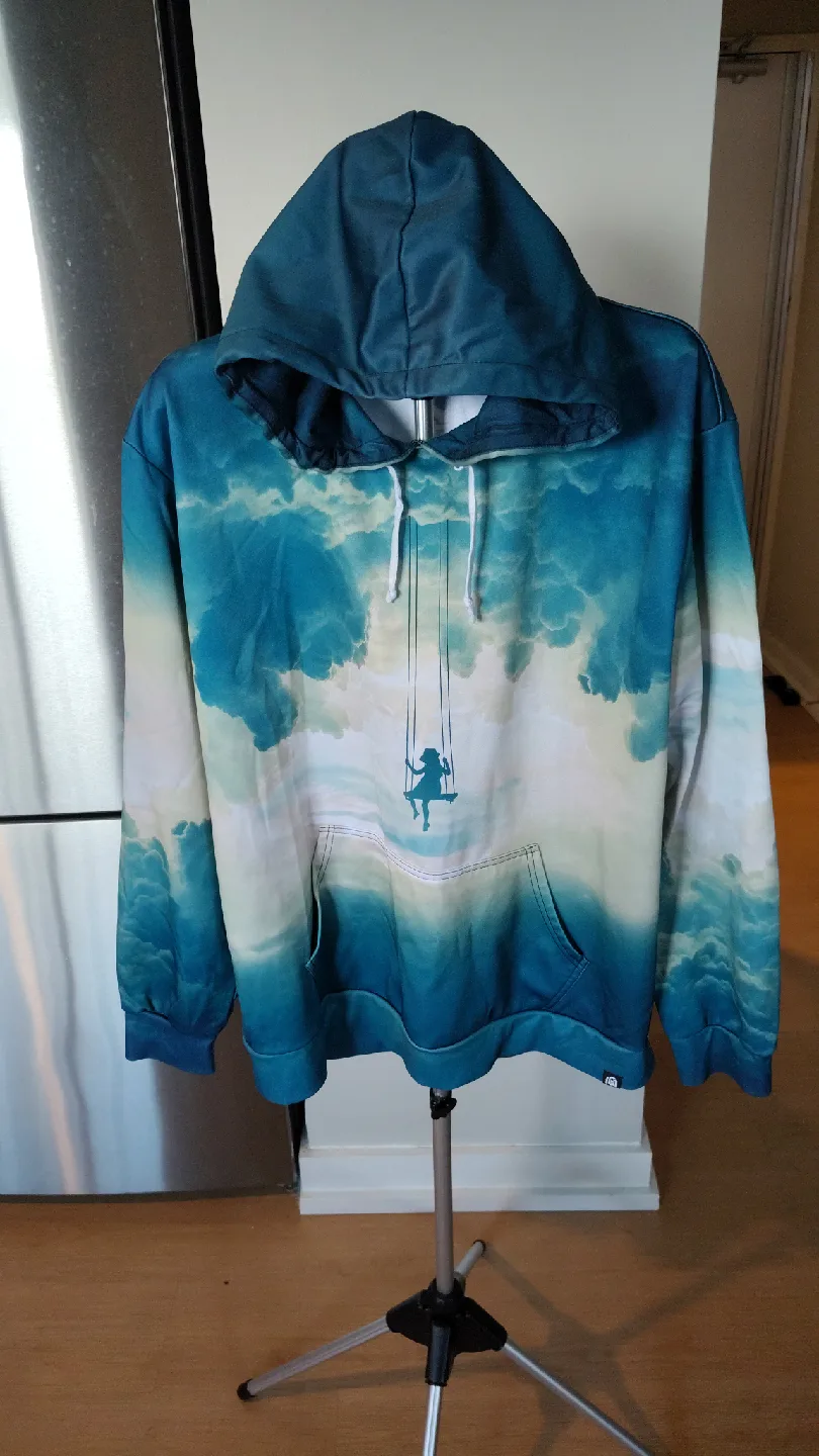Sky Blue Graphic Hoodie thumbnail