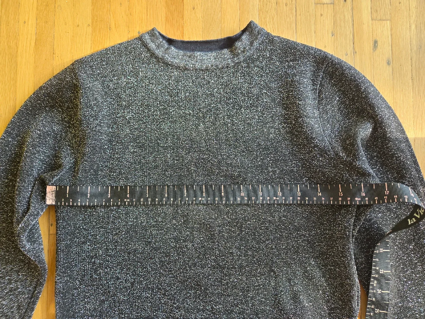 Zara Knit Sparkly Cropped Sweater - Size S image indicator(3)