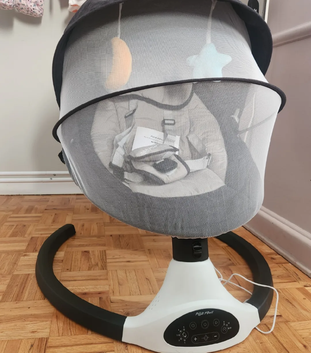 P@B PBell Multi-Function Electric Baby Swing image indicator(3)