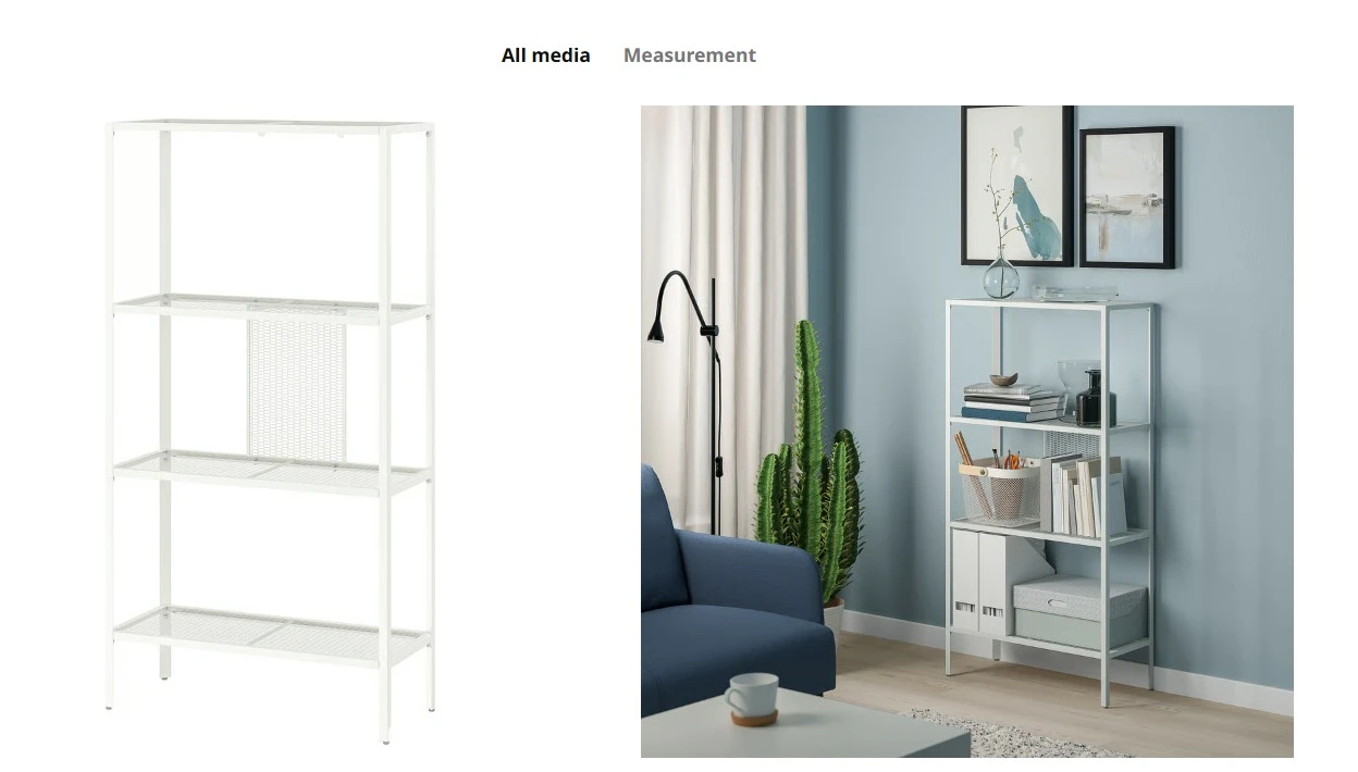 IKEA White Shelf Unit