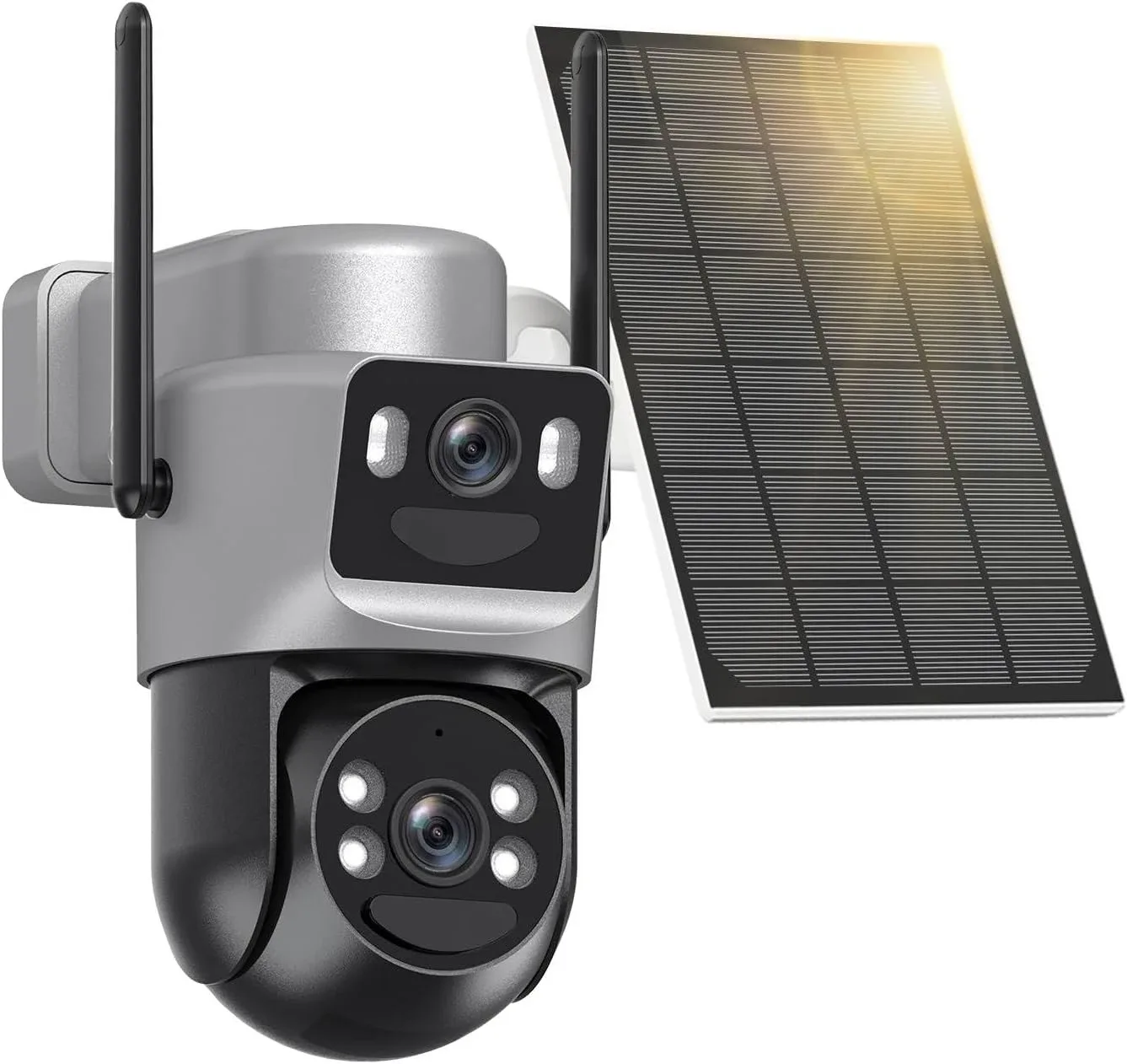 Dual Lens Solar Security Camera BNIB thumbnail