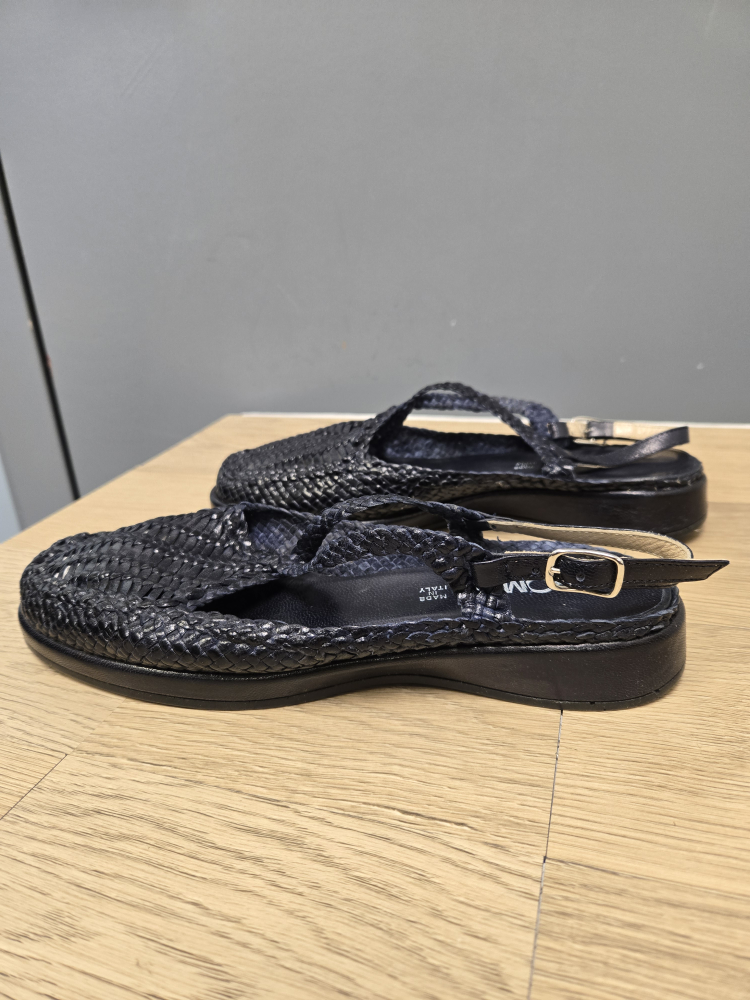 Romani Fratelli Woven Leather Sandals - Size 38 - photo 3