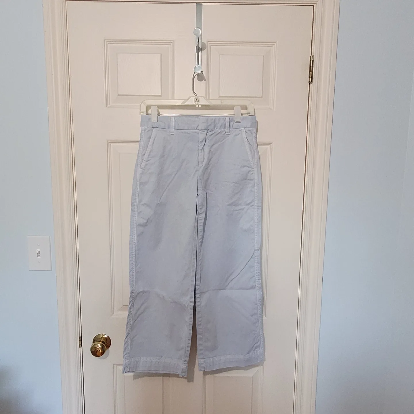 Light Blue GAP Wide Leg Crop Pants image indicator(3)