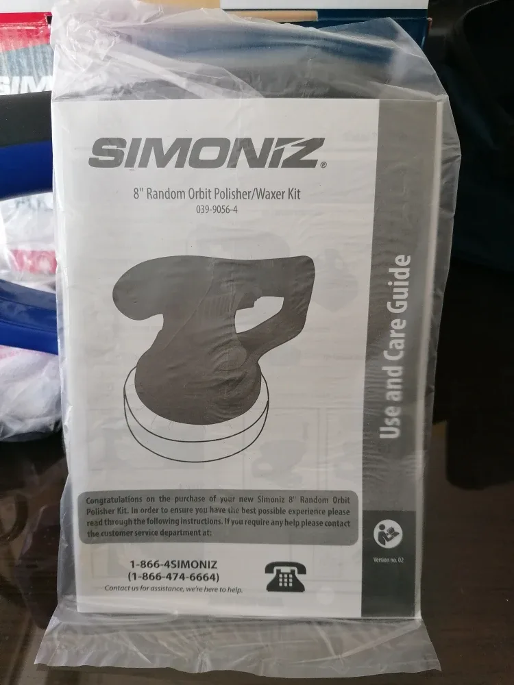 SIMONIZ 8" random orbit polisher/waxer kit image indicator(8)