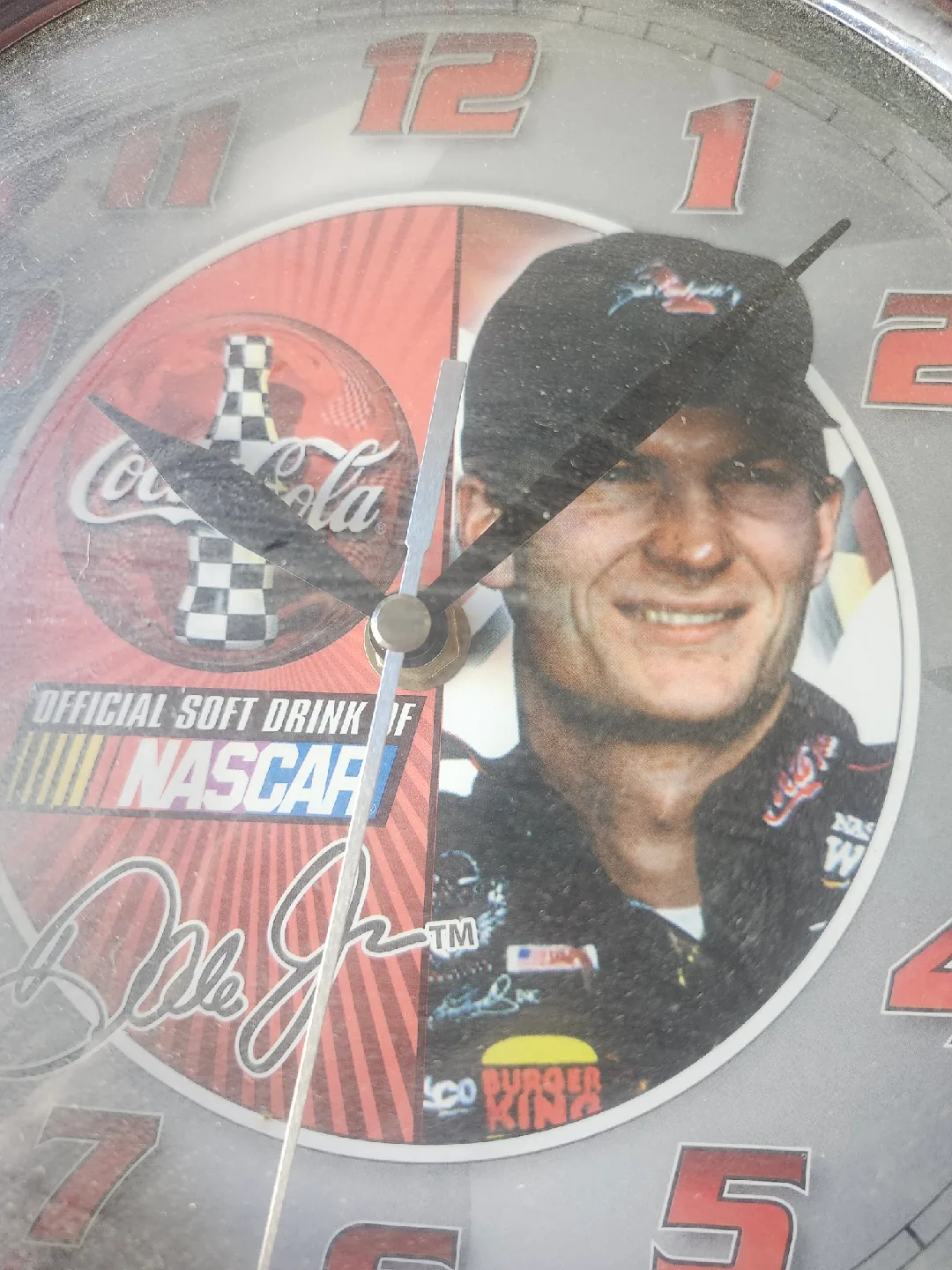 Dale Earnhardt Jr. NASCAR Wall Clock image indicator(2)