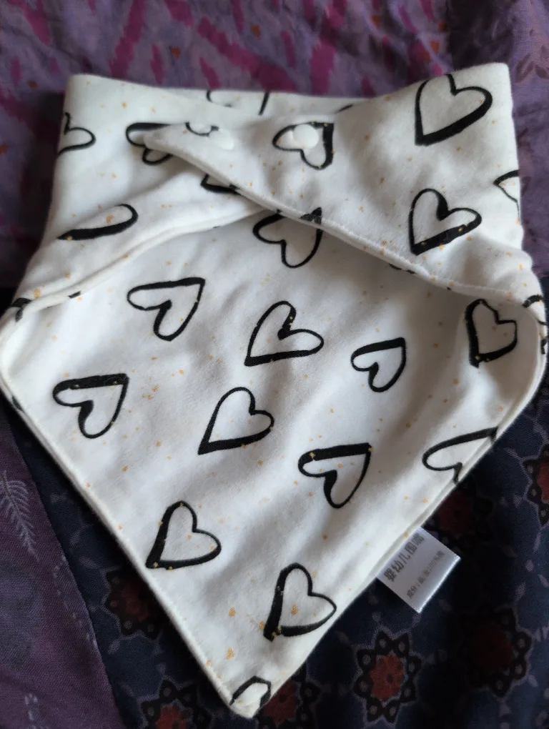 Heart Print small dog bandana image indicator(5)