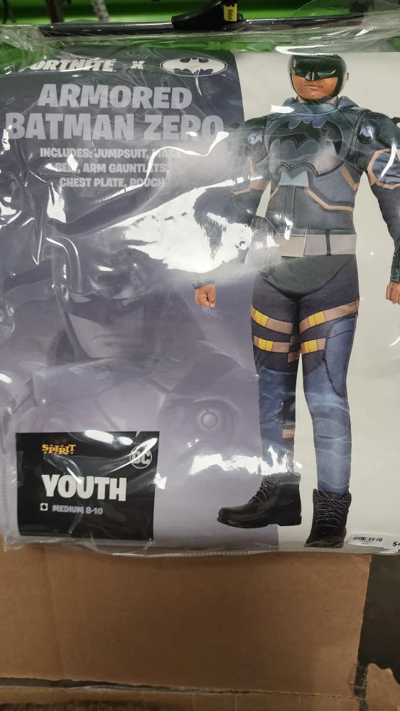 Spirit Halloween Armored Batman Zero Costume - Youth Medium thumbnail