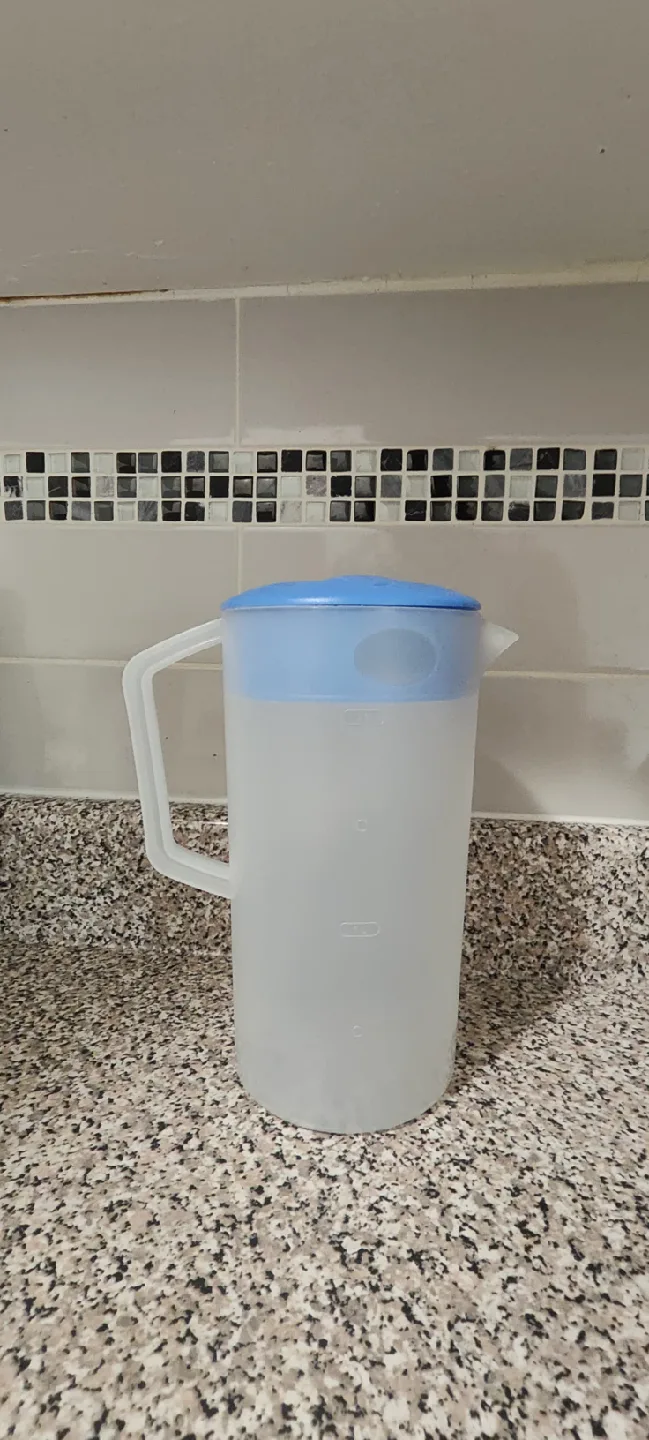 Plastic Pitcher with Blue Lid image indicator(4)