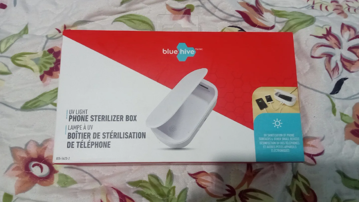 New Blue Hive UV Light Phone Sterilizer Box