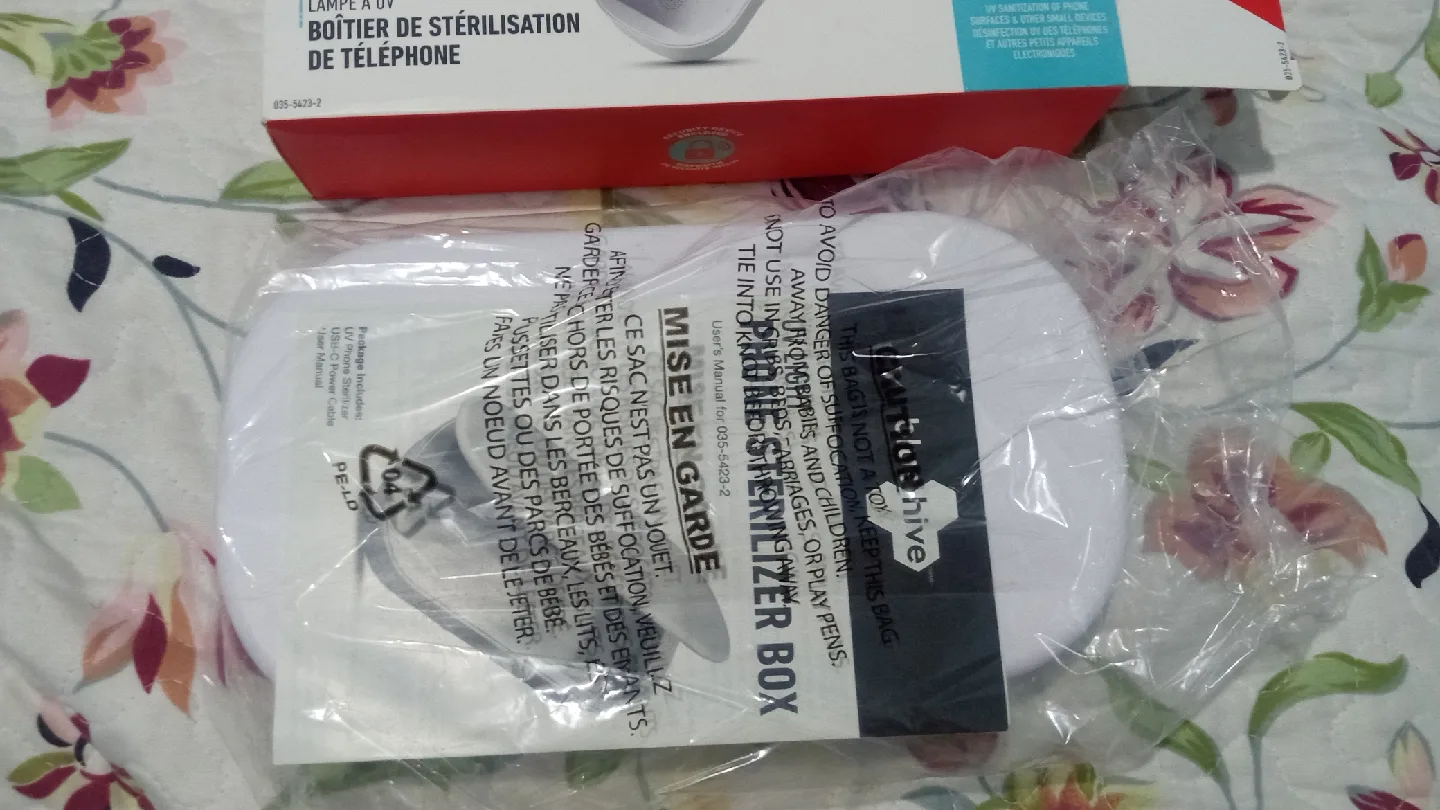 New Blue Hive UV Light Phone Sterilizer Box image indicator(2)