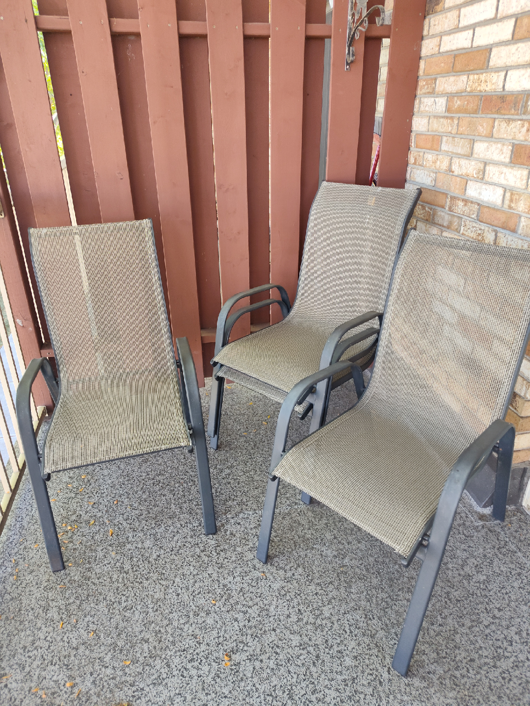 Set of 4 Outdoor Patio Chairs