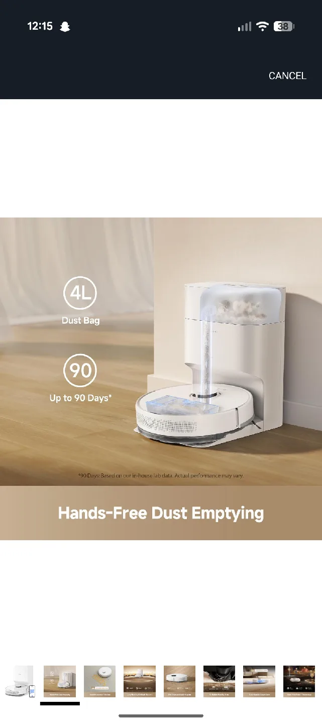 Dreame Robot Vacuum - Vormax Suction