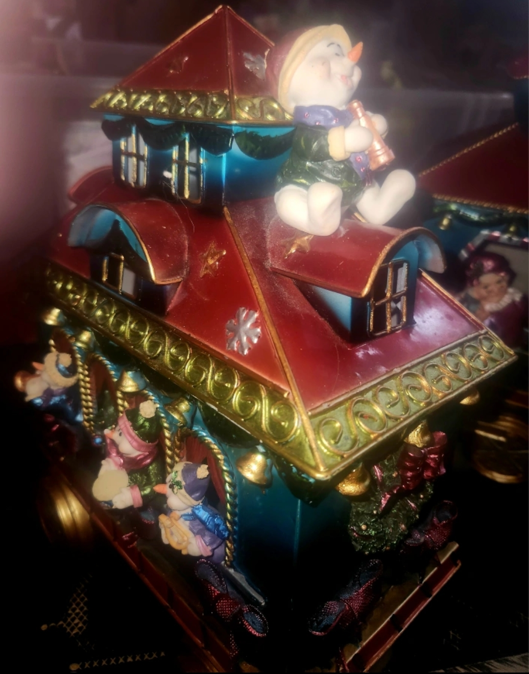 2Snowmen Snow Globe Lanterns + XMAS DECORATIONS - photo 4