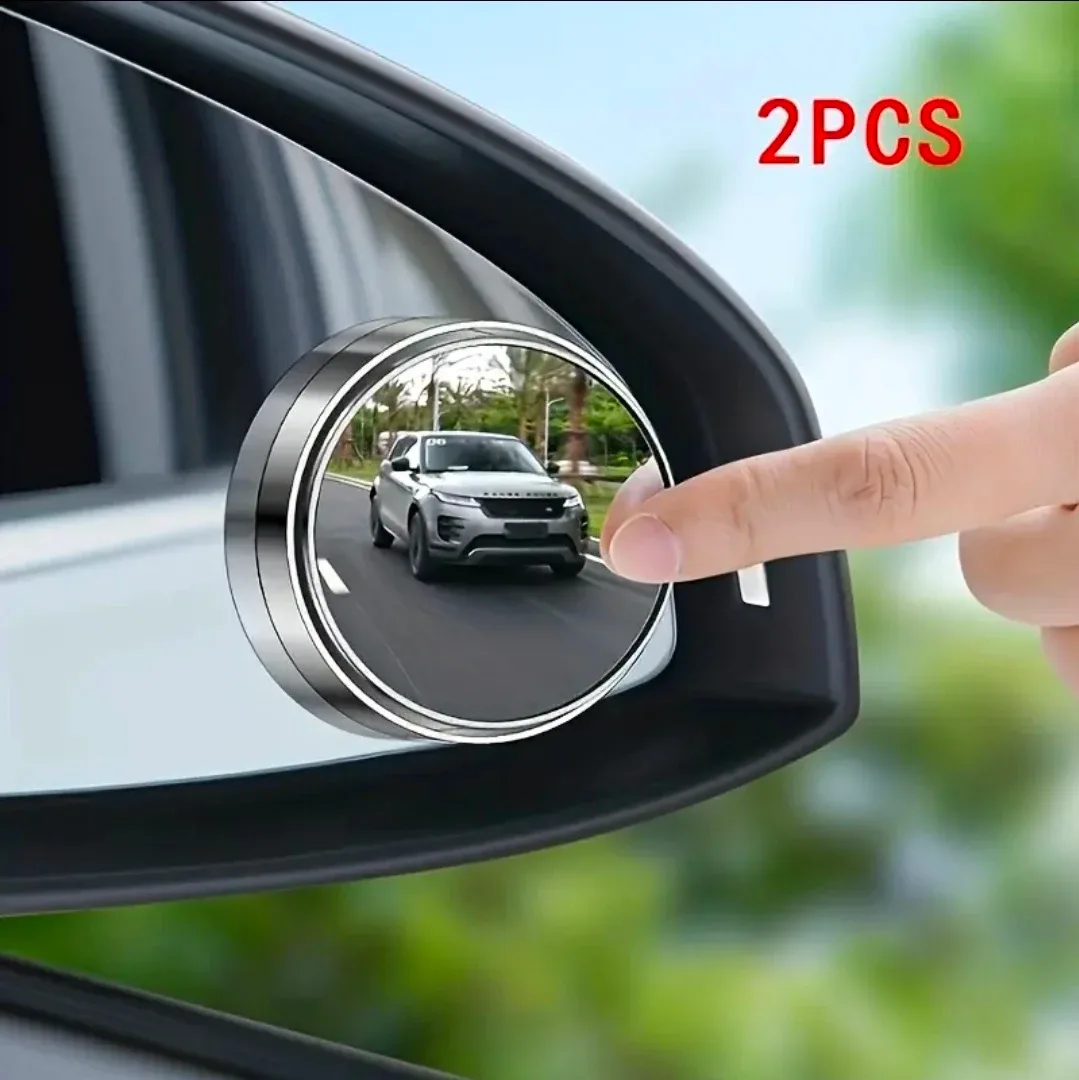 Blind Spot Mirrors, Two Adjustable 360-Degree Rearview Mirrors thumbnail