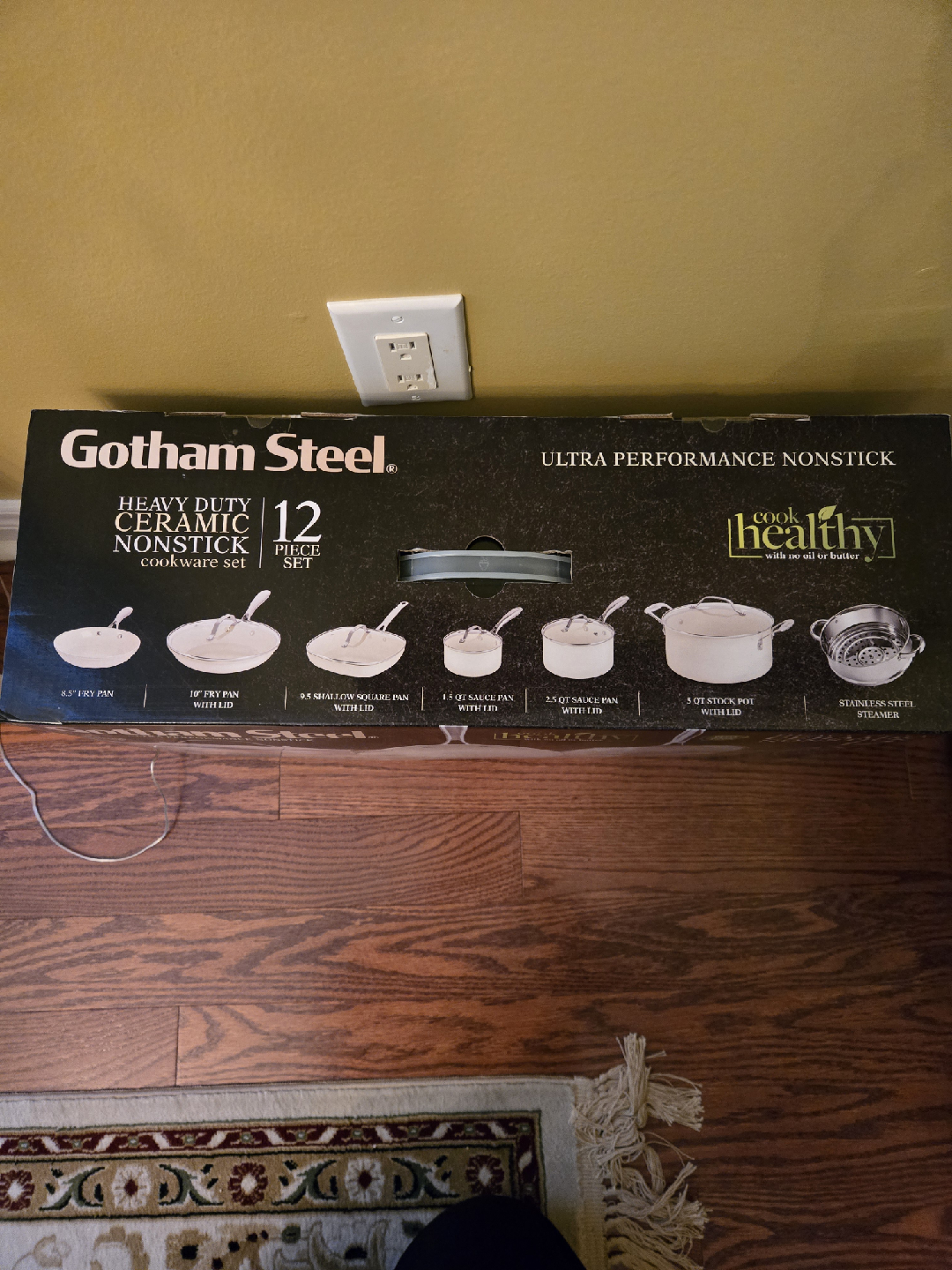 Gotham Steel 12-Piece Ceramic Nonstick Cookware Set - New - photo 2