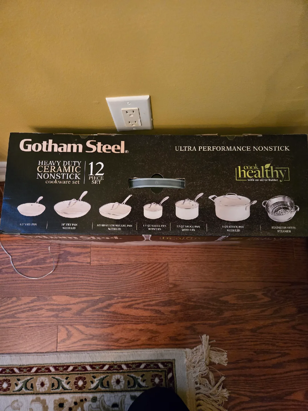 Gotham Steel 12-Piece Ceramic Nonstick Cookware Set - New image indicator(2)