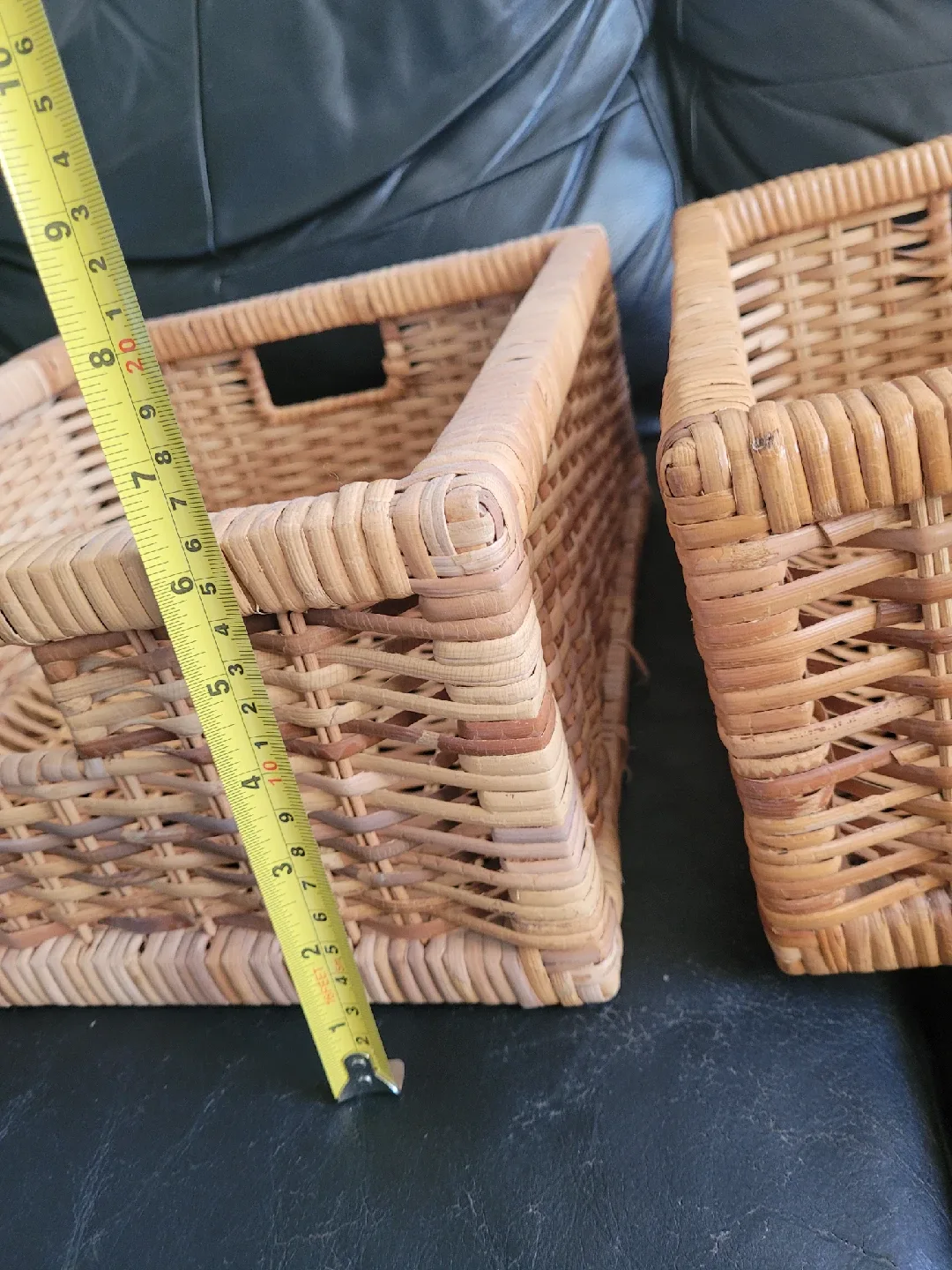 Wicker Storage Baskets - Set of 2 image indicator(6)