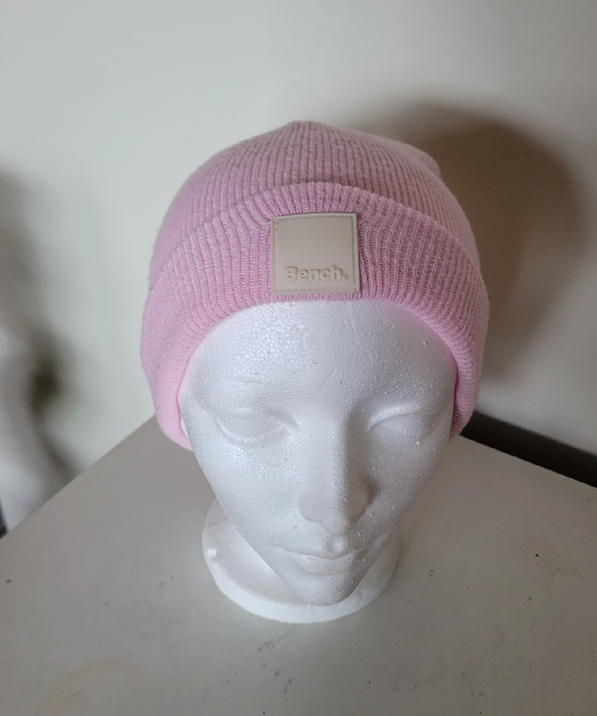 Bench. Pink Acrylic Beanie - OS🧡 Bingo thumbnail