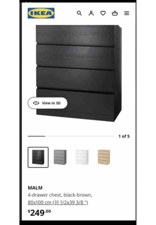 ikea malm dresser - photo 5