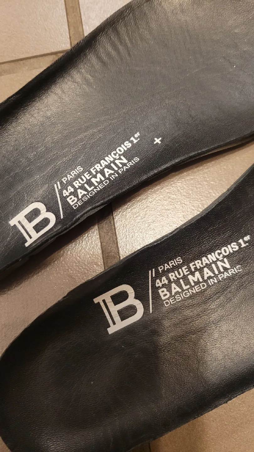 Balmain White & Black Sneakers image indicator(8)